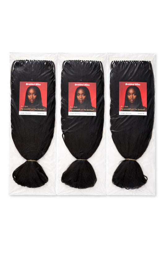 3-Pack Bundle — Non-Toxic Braiding Hair